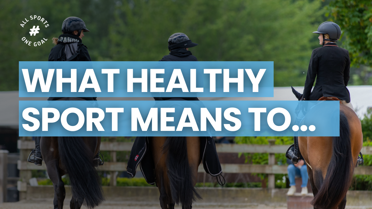What Healthy Sport Means to... Three Canadian Olympians