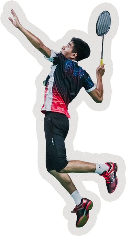 Badminton collage