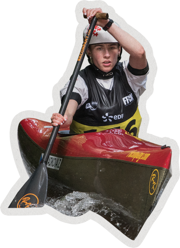Canoeing collage