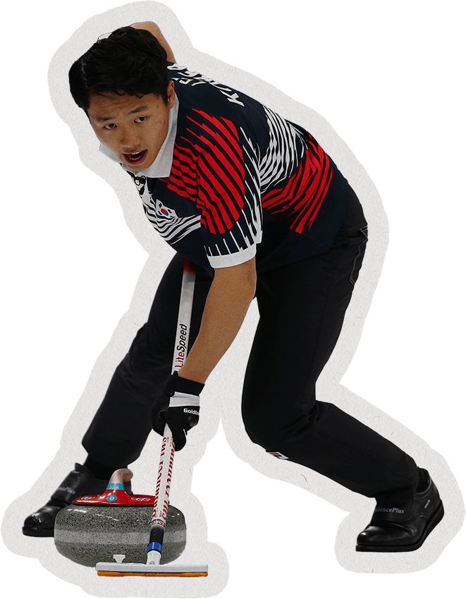Curling collage