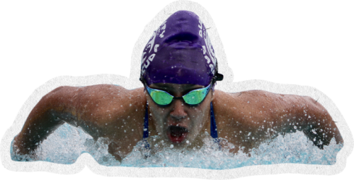 Swimming collage