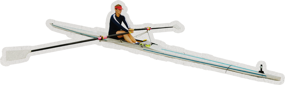 Rowing collage