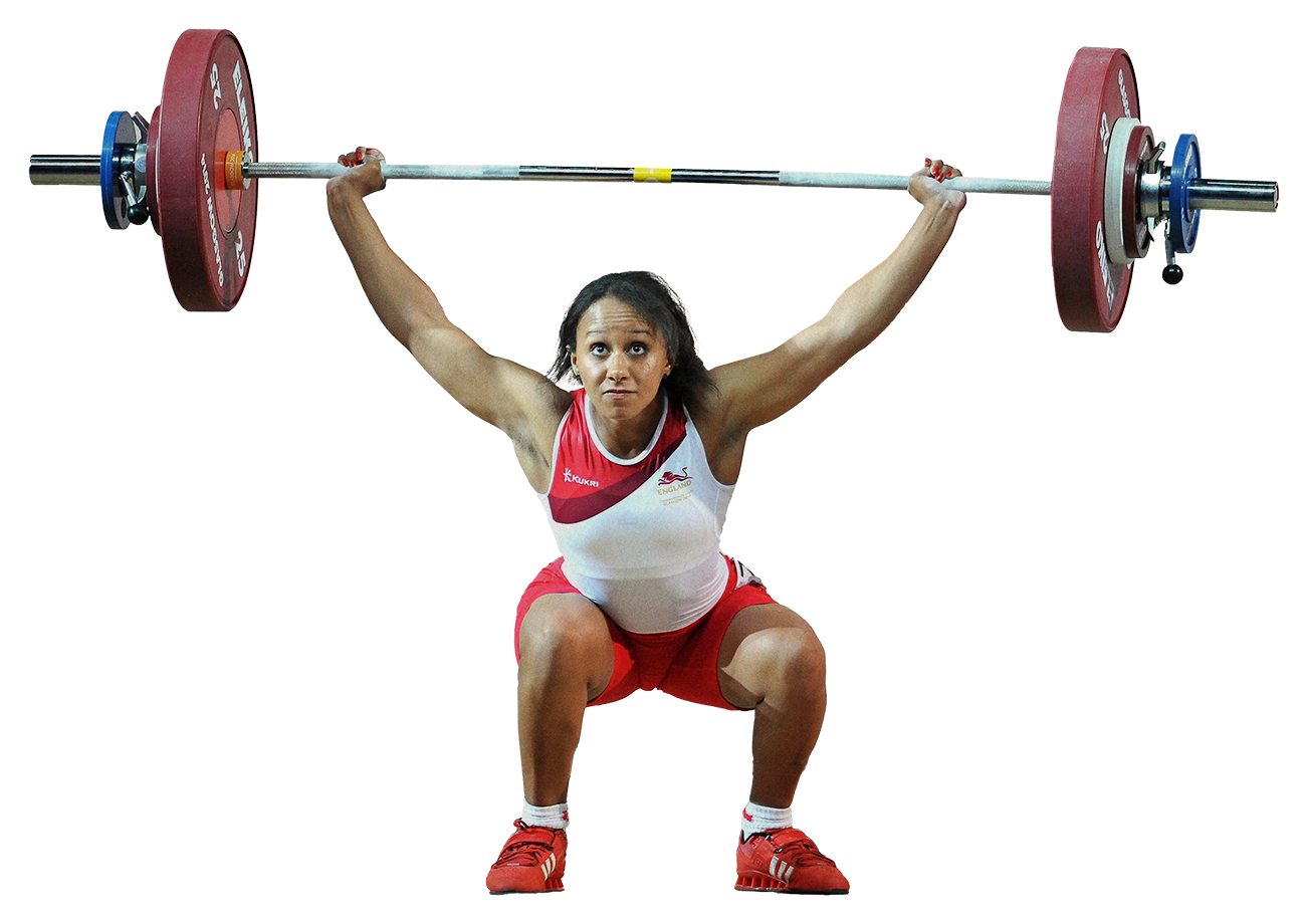 Weightlifting collage